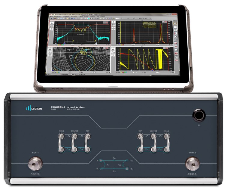 Анализатор цепей векторный серии Панорама, 10 МГц …26,5 ГГц, опции «13Н», «ДПА», «СПА» Р4226/4 Влагомеры